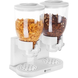 Royal Catering - Müslispender Ceralienspender Cornflakesspender Spender Dispender 2 x 3,5 Liter