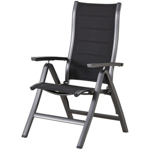 Royal Garden Klappsessel Royal Richmond ¦ grau ¦ Maße (cm): B: 63,5 H: 108,5 T: 67.5