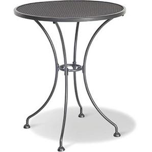 Royal Garden Tisch Caffeo 60 cm in eisengrau - Streckmetall thermosint beschichtet