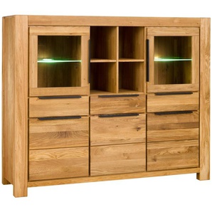 RRR Europe Juria Highboard Eiche Massiv