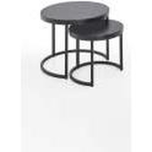 RRR Europe Set aus 2 Beistelltischen Eiche furniert