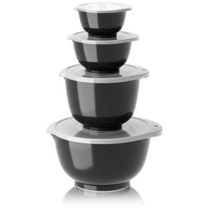 Rosti - Margrethe Bowls - Set of 4  Lids Carbon Black