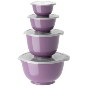 Rosti - Margrethe Bowls - Set of 4  Lids Lavender