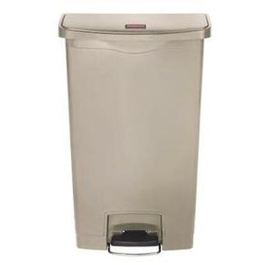 Rubbermaid - Tretabfalleimer slim jim® step-on 28,91 x 53,64 x 44,75 cm (b x h x t) 30l Kunststoff beige