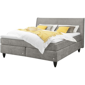 RUF Boxspringbett  Aurelia ¦ grau ¦ Maße (cm): B: 190 H: 114