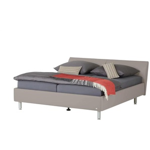 RUF Polsterbett mit Bettkasten Casa - grau - Materialmix - 194 cm - 87 cm | Möbel Kraft