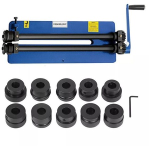 Rundbiegemaschine Sickenmaschine 460mm Manuell Bördelmaschine mit 6 Würfelsätze