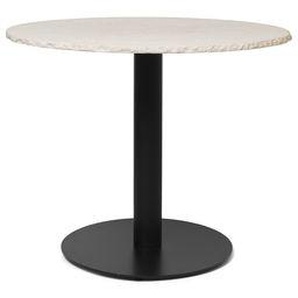 Runder Tisch Mineral stein weiß / Ø 90 x H 72 cm - Marmor - Ferm Living - Weiß