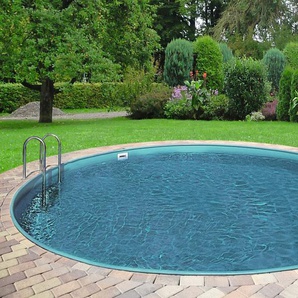 Rundpool CLEAR POOL Premium Ibiza Schwimmbecken Gr. Ø/B/H/L: 600 cm x Breite x Höhe 150 cm x Länge, 40000 l, weiß Rundpools inkl. Bodenschutzplane in verschiedenen Größen