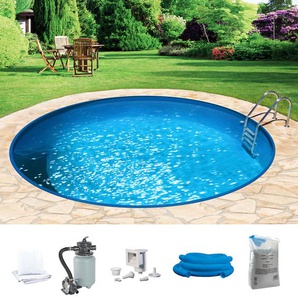 Rundpool KONIFERA Premium HOLIDAY Schwimmbecken Gr. Ø/B/H/L: 300 cm x Breite x Höhe 120 cm x Länge, 8 l, weiß Rundpools ØxH: 300 x 120 cm