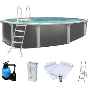 Rundpool KWAD Supreme all in Premium Folie Schwimmbecken Gr. Ø/B/H/L: 360 cm x Breite x Höhe 132 cm x Länge, blau Rundpools 7-tlg., ØxH: 360x132cm,