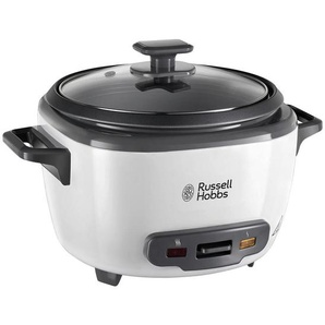 Russell Hobbs Reiskocher, Weiß, Metall, Kunststoff, 24.5x22.6x32.2 cm, Warmhaltefunktion, Abschaltautomatik, Küchengeräte, Sonstige Küchengeräte