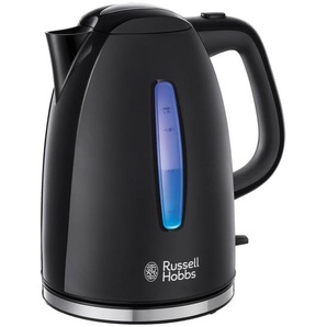 Russell Hobbs Wasserkocher Textures Plus 22591-70, Schwarz, Kunststoff, 1.7 L, 16.0x23.8x20.8 cm, Küchengeräte, Wasserkocher