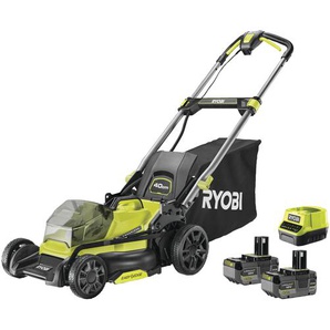 Ryobi Akku-Rasenmäher ONE+ RY18LMX40C-240 18 V mit 2 Akkus, bis 500 m²
