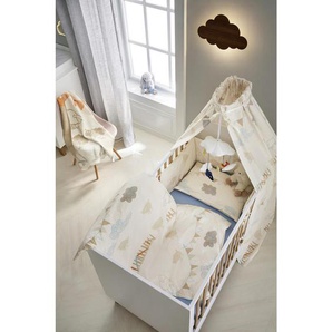 S. Oliver Gitterbettset Junior, Braun, Creme, Textil, 3-teilig, 100 cm, Textiles Vertrauen - Oeko-Tex®, Hohenstein, DIN EN ISO 9001, Oeko-Tex® Standard 100, Made in Europe, weich und anschmiegsam, pflegeleicht, Babyheimtextilien, Babybettausstattung,