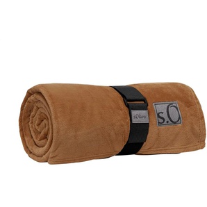 S.Oliver Kuscheldecke  Kuschelsoft ¦ braun ¦ Synthetik ¦ Maße (cm): B: 150