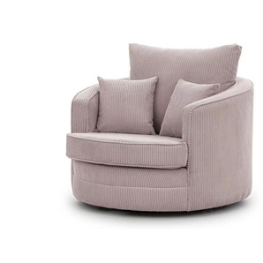 S-STYLE Drehsessel - rosa/pink - Materialmix - 107 cm - 94 cm | Möbel Kraft