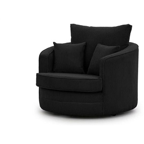 S-STYLE Drehsessel - schwarz - Materialmix - 107 cm - 94 cm | Möbel Kraft