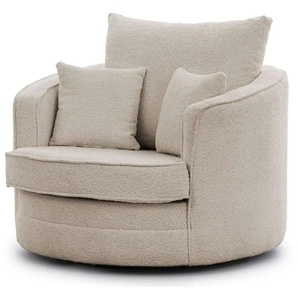 S-STYLE Drehsessel  Ted ¦ beige ¦ Maße (cm): B: 107 H: 94