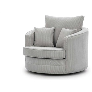 S-STYLE Drehsessel  Ted ¦ grau ¦ Maße (cm): B: 107 H: 94