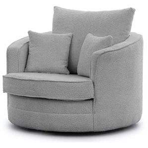 S-STYLE Drehsessel  Ted ¦ grau ¦ Maße (cm): B: 107 H: 94