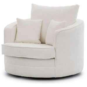 S-STYLE Drehsessel  Ted ¦ weiß ¦ Maße (cm): B: 107 H: 94