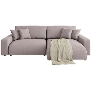 S-STYLE Ecksofa  Emma ¦ lila/violett ¦ Maße (cm): B: 234 H: 78