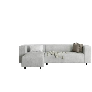 S-STYLE Ecksofa  Oskar ¦ grau ¦ Maße (cm): B: 240 H: 65
