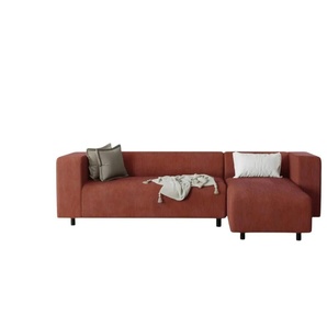S-STYLE Ecksofa  Oskar ¦ rot ¦ Maße (cm): B: 240 H: 65