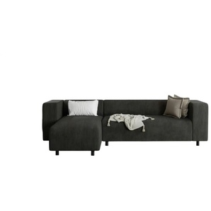 S-STYLE Ecksofa  Oskar ¦ schwarz ¦ Maße (cm): B: 240 H: 65