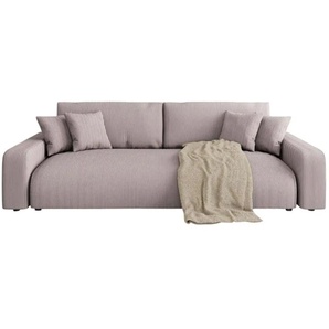 S-STYLE Einzelsofa  Emma ¦ rosa/pink ¦ Maße (cm): B: 234 H: 78