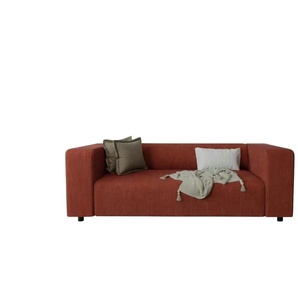 S-STYLE Einzelsofa  Oskar ¦ rot ¦ Maße (cm): B: 151 H: 65