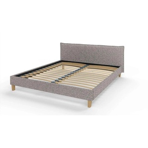 S-STYLE Polsterbett  Gabriella ¦ grau ¦ Maße (cm): B: 197 H: 82