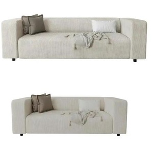 S-STYLE Polstergarnitur 3+2  Oskar ¦ beige ¦ Maße (cm): B: 175 H: 65