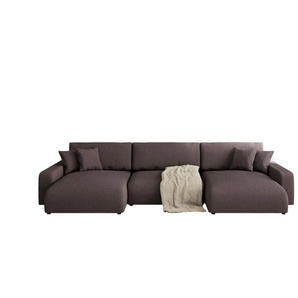 S-STYLE Wohnlandschaft  Emma ¦ braun ¦ Maße (cm): B: 332 H: 78