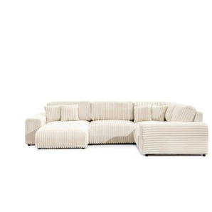 S-STYLE Wohnlandschaft XXL  Mollis ¦ beige ¦ Maße (cm): B: 316 H: 77