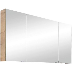 Sadena Spiegelschrank Basel, Metall, 6 Fächer, 120.4x70x17 cm, Typenauswahl, Badezimmer, Badezimmerspiegel, Spiegelschränke