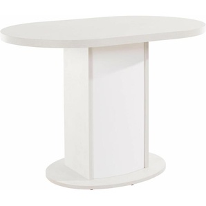 Säulen-Esstisch INOSIGN Apollon 1 Tische Gr. B/H/T: 110 cm x 75,5 cm x 70 cm, weiß (pinie weiß) Säulentische