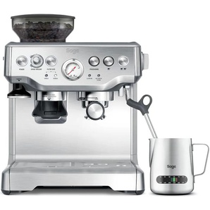 SAGE Espressomaschine »The Barista Express, SES875BSS2EEU1A« Kaffeemaschinen Gr. 2 Tasse(n), silberfarben (edelstahlfarben) Espressomaschine
