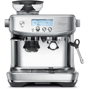 SAGE Espressomaschine »The Barista Pro, SES878BSS4EEU1« Kaffeemaschinen Gebürstetes Edelstahl Gr. 2 Tasse(n), silberfarben (edelstahlfarben) Espressomaschine