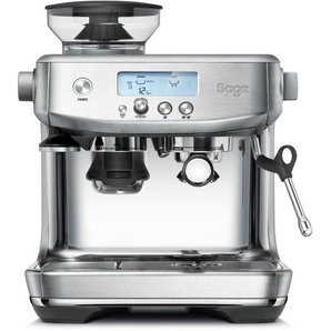SAGE Espressomaschine »The Barista Pro, SES878BSS4EEU1« Kaffeemaschinen Gr. 2 Tasse(n), silberfarben (edelstahlfarben) Espressomaschine