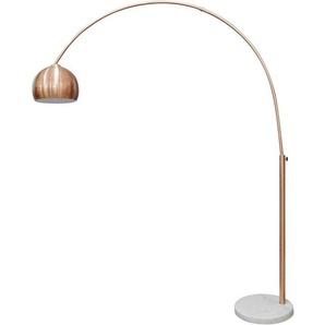 SalesFever Bogenlampe Clara, ohne Leuchtmittel, Fuß aus Marmor