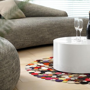 Couchtisch SALESFEVER Tische Gr. B/H/T: 60 cm x 30 cm x 60 cm, weiß Runde Couchtische rund oval Tisch