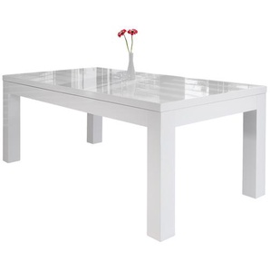 SalesFever Esstisch 180/260x90 cm weiß