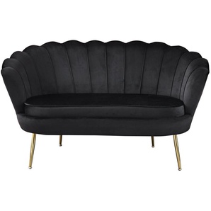 SalesFever Muschelsofa aus Samt