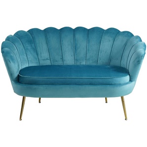 SalesFever Muschelsofa aus Samt