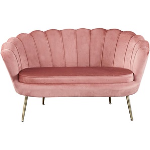 SalesFever Muschelsofa aus Samt