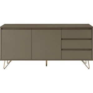 SalesFever Sideboard, Kommode mit Hairpin Beinen, Breite 150 cm