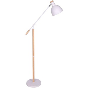 SalesFever Stehlampe Matilda, ohne Leuchtmittel, Holzdekor im Scandi-Stil