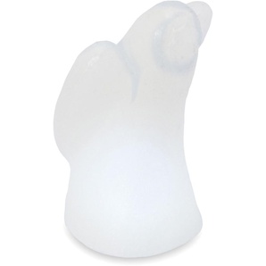 Salzkristall-Tischlampe HIMALAYA SALT DREAMS Engel Lampen Gr. Höhe: 13 cm, weiß Dekoleuchten Handgefertigt aus Salzkristall - jeder Stein ein Unikat, H: ca.13 cm